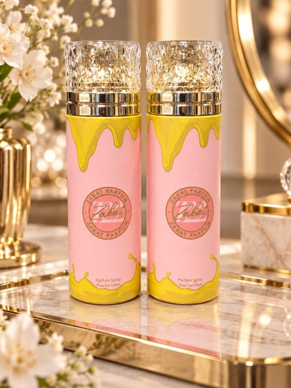 Two Of Zakat Z22 Body spray Perfum for woman 6.76 fl.Oz